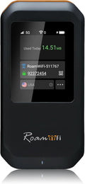 RoamWiFi 5G Mobile Hotspot WiFi6-4nm Chip | 10GB US/CA/MX + 1GB Global Internet by RoamFi
