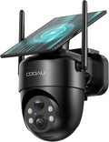 COOAU Solar Security Cameras Wireless Outdoor – Low-Light Rechargeable​​ by COOAU