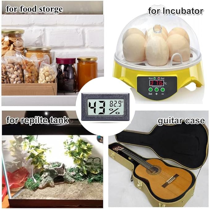Goabroa Mini Hygrometer Thermometer Digital Indoor Humidity Gauge Monitor - Image 4