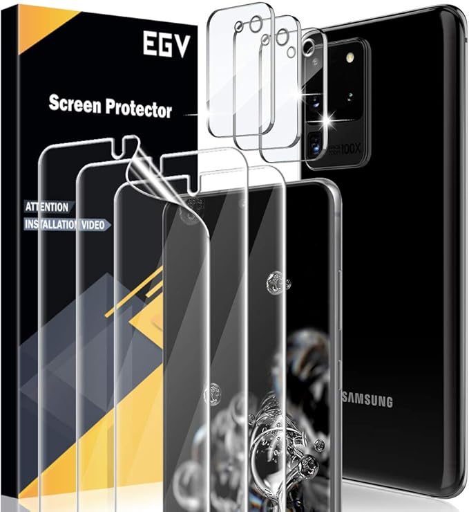 EGV for 2pcs Flexible TPU Screen Protector, Positioning Tool, Support by WelcometoEGV