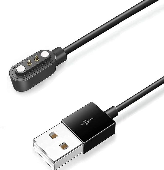Lamshaw Compatible with TOOBUR IDW16 Smart Watch Charger, Magnetic USB Cable - Image 2