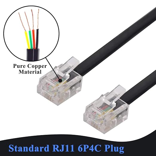 Phone Cord 25FT, Landline Telephone Cable - Image 2