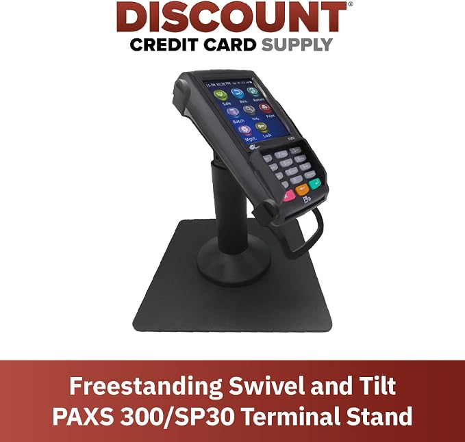 DCCStands Freestanding Swivel and Tilt Pax S300 & SP30 Terminal Stand - Image 2