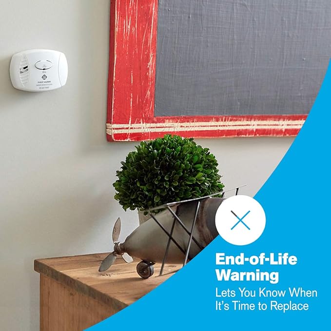 First Alert CO400 Carbon Monoxide Detector, Battery Operated Alarm - Image 4