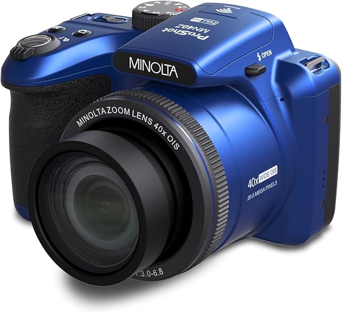 Minolta MN40Z 20MP Digital Camera – 40x Optical Zoom, 1080p FHD Video, 3.0" LCD - Image 7
