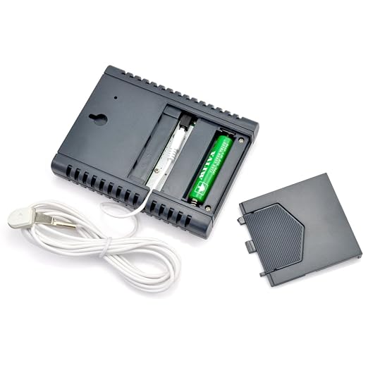 iKKEGOL Digital Indoor Outdoor in/Out Wall Mount Monitor Sensor LCD Temperature - Image 3
