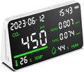 CIS 7-in-1 Air Quality Monitor, Indoor Humidity Monitor, Temperature, Date by Unknown