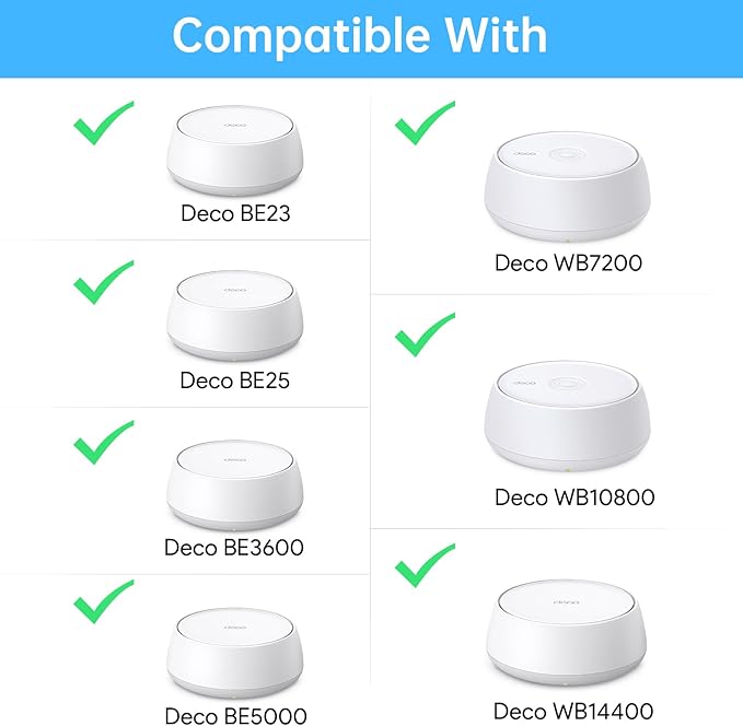 Wall Mount Holder for TP-Link Deco BE23/BE25/BE3600/BE5000 WiFi 7 Mesh Wi-Fi - Image 3