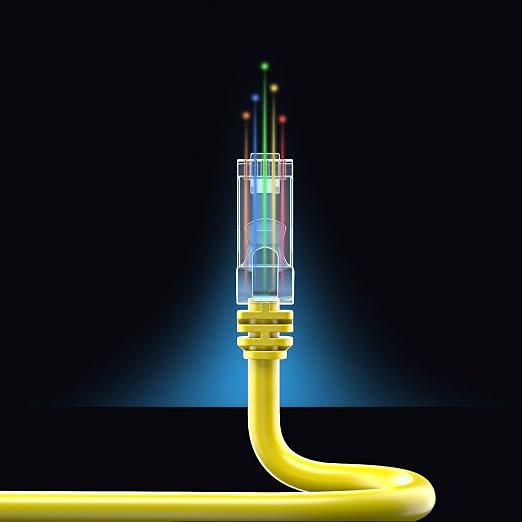 Maximm Cat 6 Ethernet Cable 8 Ft, Cat6 Cable, LAN Cable, Internet Cable and - Image 8