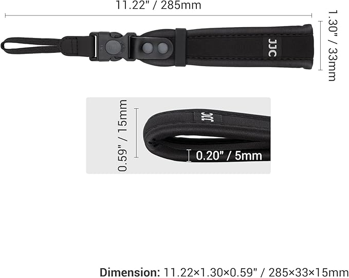 Upgraded Quick Release Soft Neoprene Camera Hand Wrist Grip Strap - Image 6