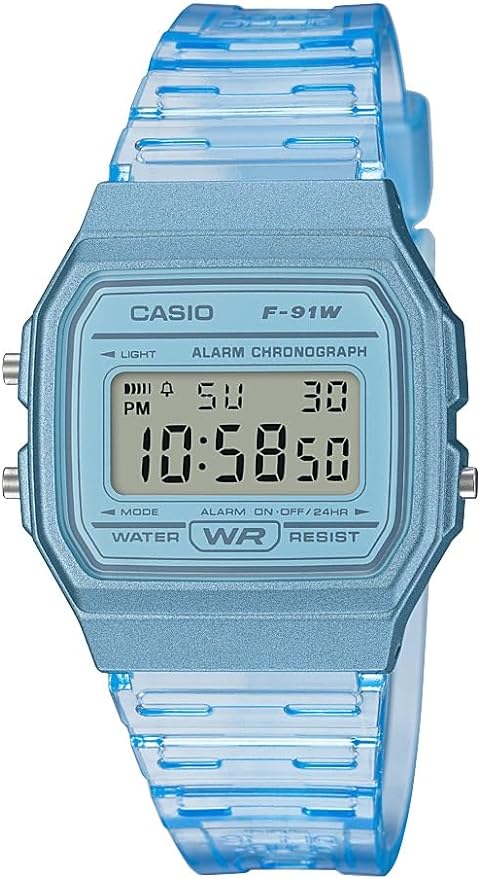 Casio F91W Series | Digital Watch | Water Resistant | LED Light | 1/100 SEC by Casio