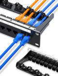 1U 12 Port Patch Panel Cat6 Keystone Patch Panel RJ45 UTP by Enmane