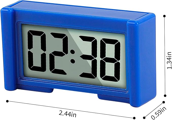 YOUNGFLY 6PCS Small Digital Clock, Vehicle Adhesive Clock - Image 5