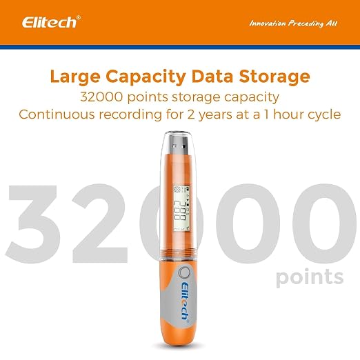 Elitech RC-51 Digital Temperature Data Logger USB Reusable 32000 Points - Image 3