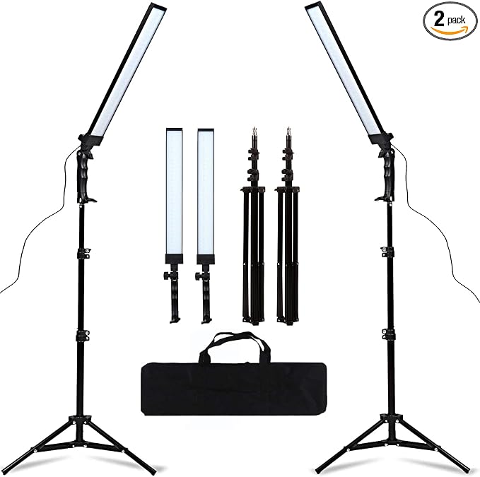 180 LED Light Photography Studio LED Lighting Kit Handheld Wand Stick by GSKAIWEN