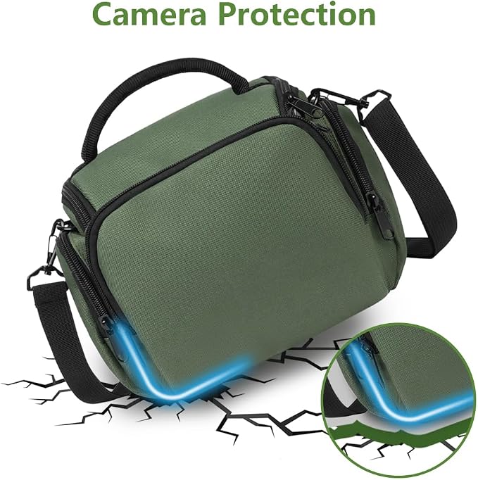 Ainiv DSLR Camera Bag, Waterproof Anti-Shock SLR Camera Case, Large Adjustable - Image 4