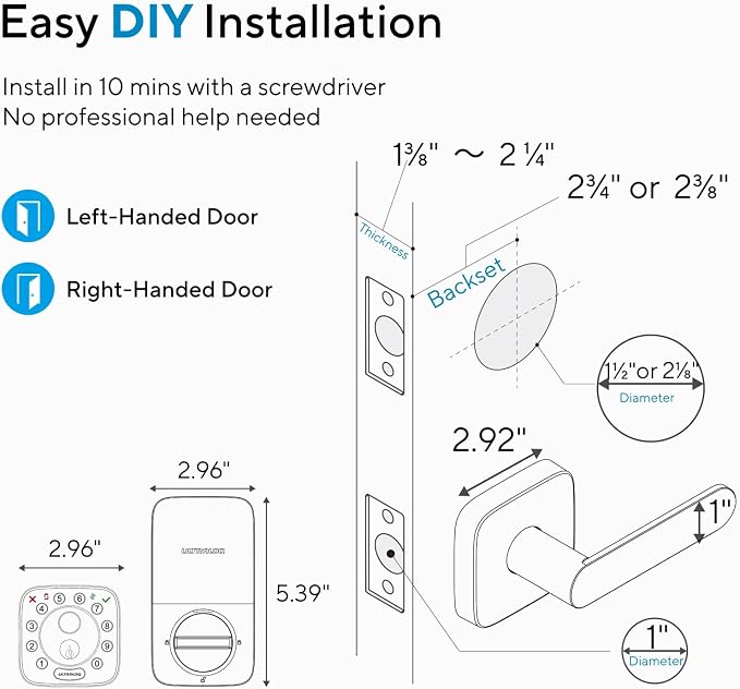 ULTRALOQ Bolt Fingerprint WiFi Smart Locks - Image 9