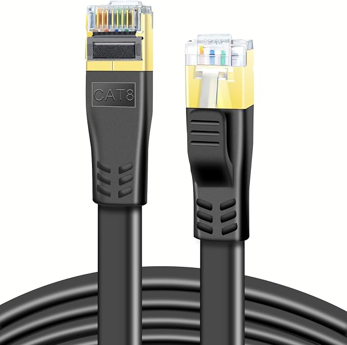 DDMALL CAT 8 Ethernet Cable 100 ft, High Speed 40Gbps 2000MHz Network Internet by DDMALL