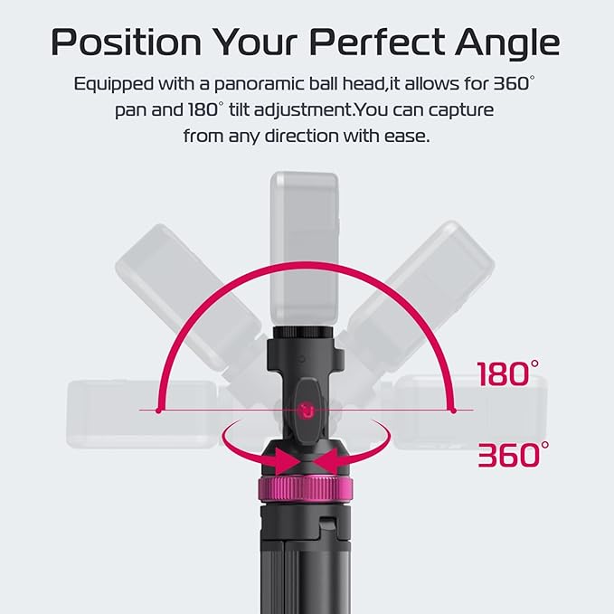 ULANZI MT-89 Extendable Tripod Aluminum, Camera Phone Tripod - Image 6