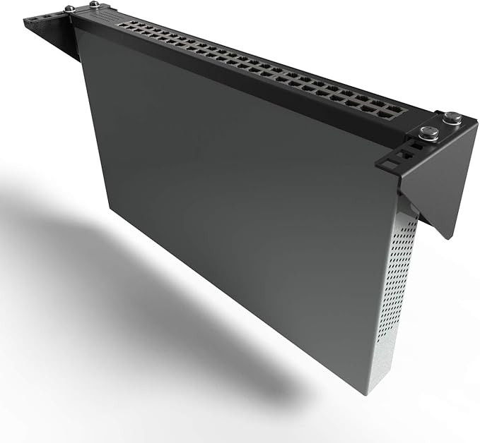 JINGCHENGMEI 3U Vertical Wall Mount Patch Panel Bracket -Steel Networking - Image 2