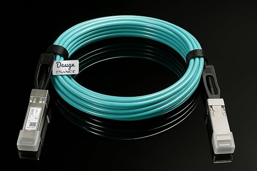 Elfcam® - 3m/9.84ft 10G Active Optical Cable AOC OM3 SFP+ to SFP+ 10Gbps - Image 2