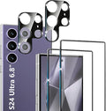 XDesign [2+2 Pack Galaxy S24 Ultra Screen Protector, 9H Tempered Glass Scratch by XDesign