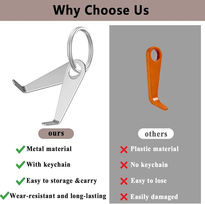 Video Doorbell Key Replacement Tool, Doorbell Screwdriver Replacement Compatible - Image 5