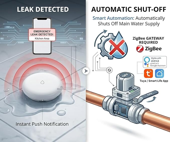 Tuya ZigBee Smart Water Leak Sensor - Image 8
