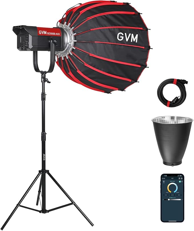 GVM 300W Bi-Color LED Video Light by GVMGreatVideoMaker