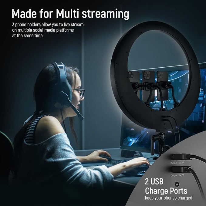 NEEWER 19 inch 2.4G Ring Light - Image 3