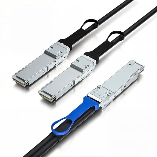 10Gtek 400G QSFP-DD to 2X 200G QSFP56 Twinax Breakout Copper Passive DAC Cable - Image 2
