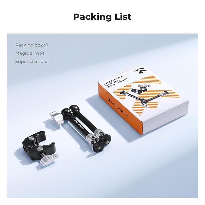 K&F CONCEPT 9.8" Magic Arm Clamp Kit - Image 7