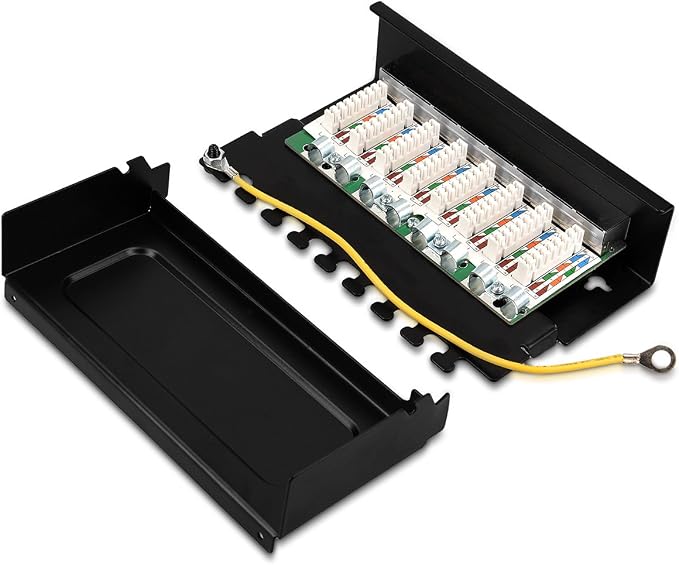 kwmobile 8 Port Patch Panel - Image 4