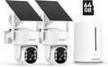 ANNKE 2.5K Wireless Security Camera Outdoor, 5MP 2-Cam Kit Solar Surveillance by ANNKE