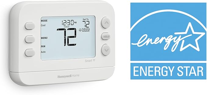 New! Honeywell Home Smart Thermostat, Conventional/Heat Pump Compatibility - Image 2