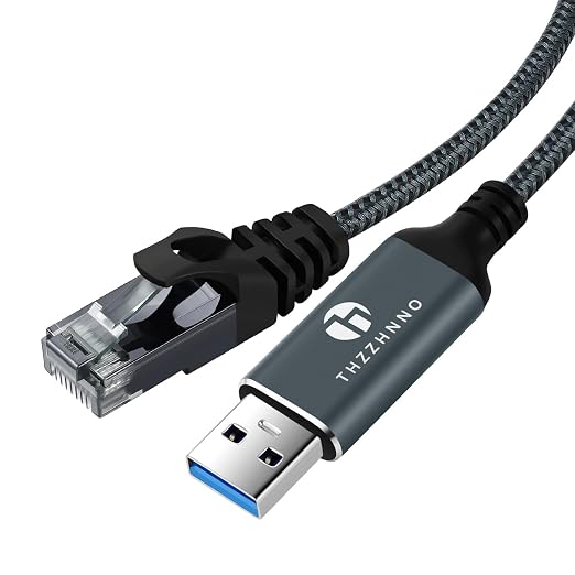 USB to Ethernet Cable 10FT, USB 3.0 A to RJ45 Male Cable Directly Connected - Image 7