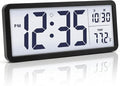 JoFomp 10.5" Large Digital Wall Clock Battery Operated by JoFomp
