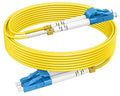 OS2 LC to LC Single Mode Fiber Patch Cables 4m, Options 7inch~1000ft, SM by RamboCables