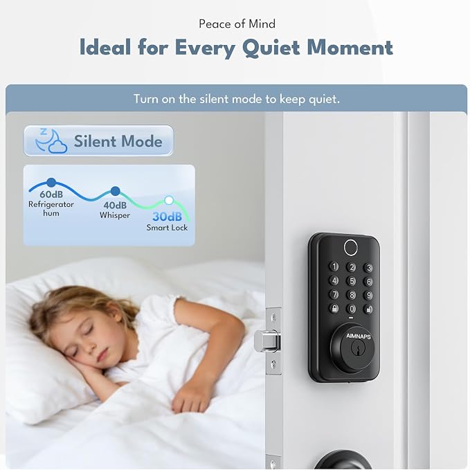Fingerprint Keyless Entry Door Lock - Image 6