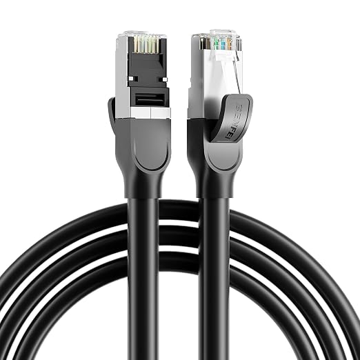 BENFEI Cat 8 Ethernet Cable 20FT, 40Gbps 2000MHz High Speed LAN Network Cord by BENFEI