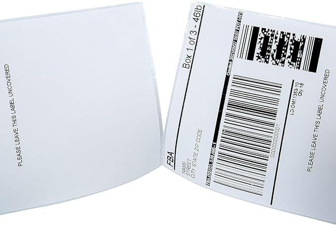 L LIKED 270000 Fanfold 4" x 6" Direct Thermal Labels, - Image 5
