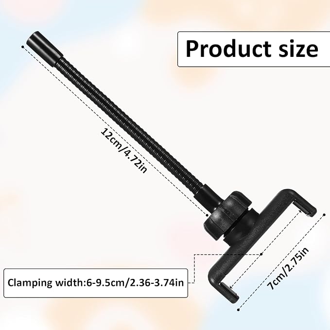 Ring Light Phone Holder with Flexible Heavy-Duty Hose, Universal Adjustable - Image 2