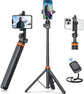 EUCOS 62" Phone Tripod, Tripod for iPhone & Selfie Stick by EUCOS