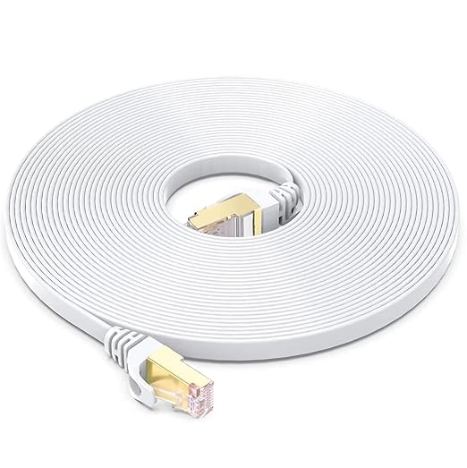 BUSOHE Cat 8 Ethernet Cable 75 FT, 40Gbps 2000Mhz High Speed Flat Cat8 Cable by BUSOHE
