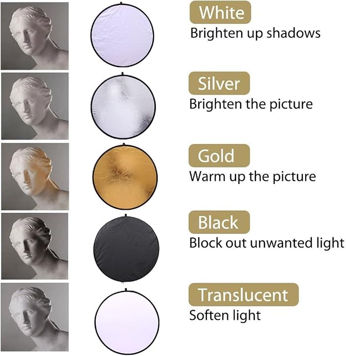 REFLEX CAMERA 7-in-1 31" Photography Reflector– - Image 7