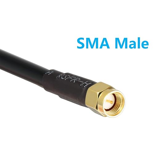 40ft N Male to SMA Male Cable, SMA to N Cable 50 ohm Ultra Low Loss KMR240 - Image 2