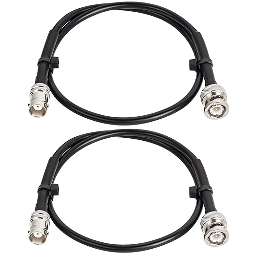 MOOKEERF BNC Male to BNC Female Coaxial Cable 50 ohm RG8X Coax Ultra Low Loss by MOOKEERF