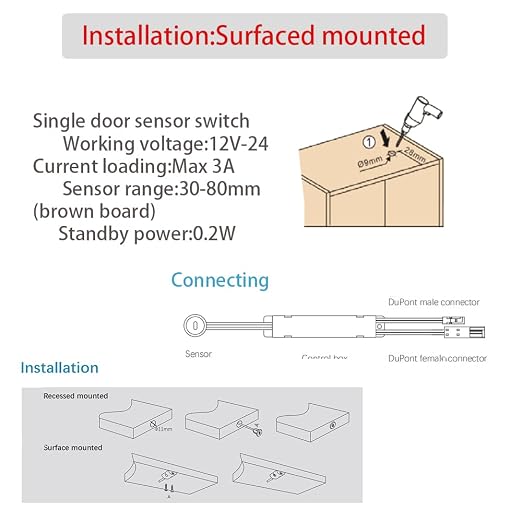VST Motion Sensor Switch, IR Sensor Switch Door Activated Light Switch - Image 4