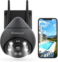 VSTARCAM 4MP Outdoor Security Camera, 360° View, Color Night Vision, PIR Motion by VSTARCAM