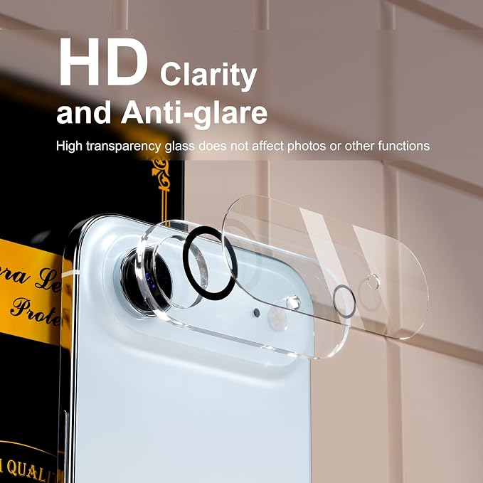 for 6 Pack iPhone Air Camera Lens Airtector 9H Tempered Glass Camera Screen - Image 7